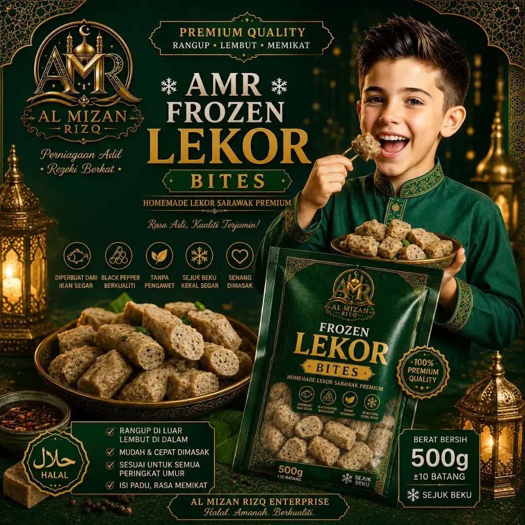AMR Frozen Lekor Bites 500g